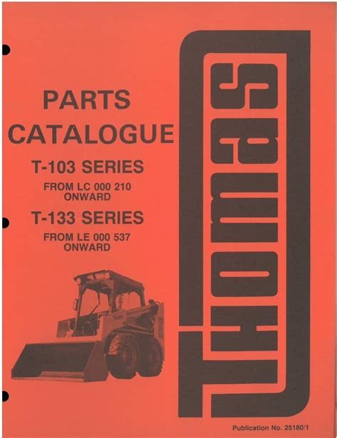 thomas t133 skid steer|thomas 133 skid steer parts.